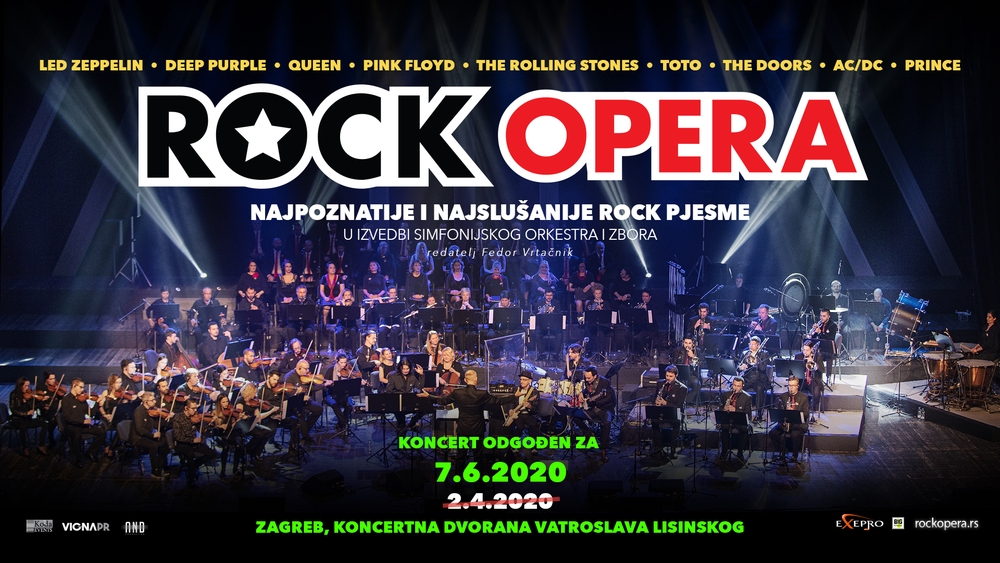 Rock Opera Najslavnije I Najbolje Pjesme U Izvedbi Simfonijskog