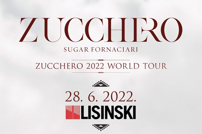 Zucchero - New date: June 28, 2022 | News | Lisinski Hall